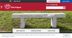 Desktop Screenshot of comune.vigone.to.it